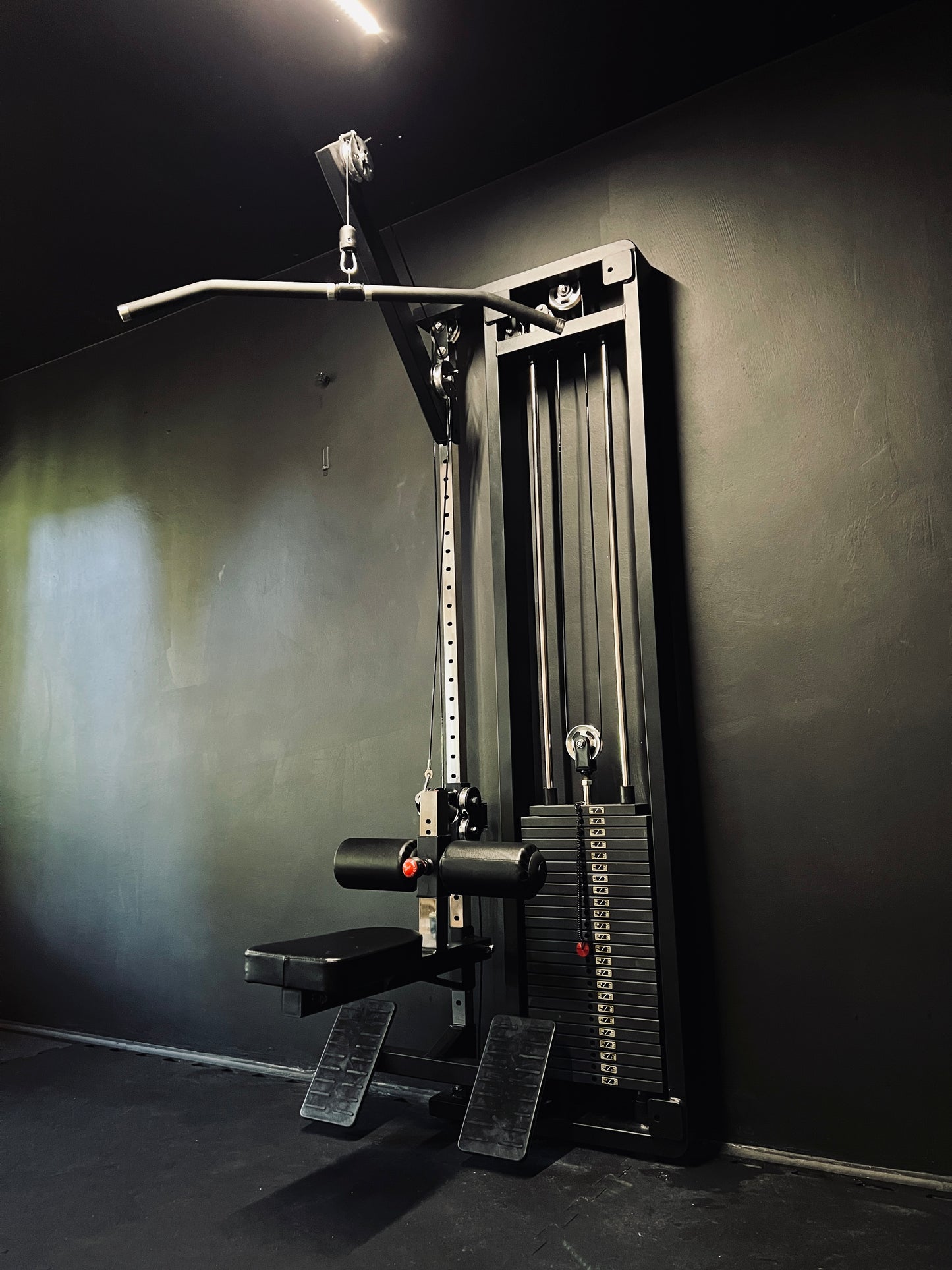 Cavo di trazione Krypton XC-205 LAT PULL, blocchi di peso da 120 kg, 250 kg, nero opaco